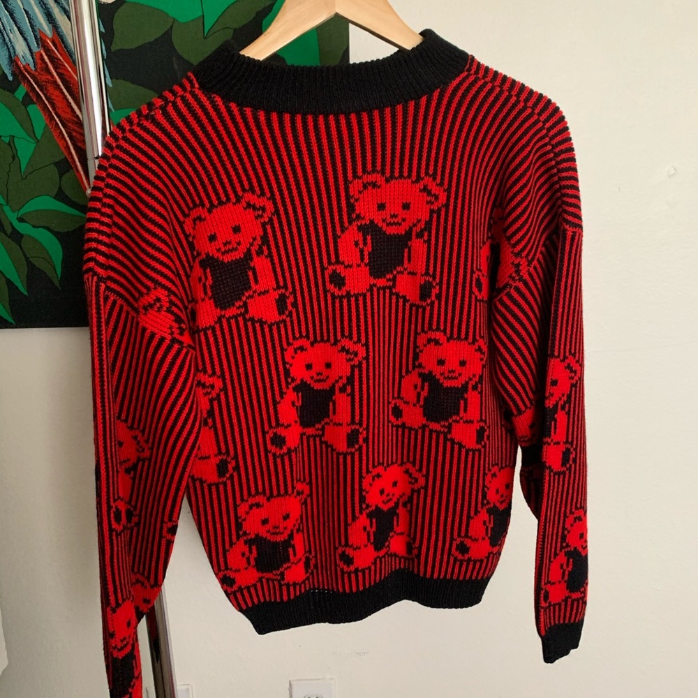 Vintage Teddy Bear sweater